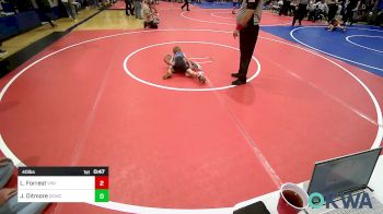 40 lbs Round Of 16 - Lachlan Forrest, Vinita Kids Wrestling vs Jaxon Ditmore, Dark Cloud Wrestling Club