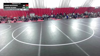 12U Boys - 135 lbs Cons. Semis - Parker Mackowski, Wisconsin vs Hunter Iglinski, Waterford Youth Wrestling Club