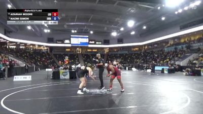 180 lbs Cons. Semi - Azariah Moore, Lock Haven University vs Naomi Simon, Iowa