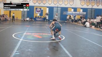 144 lbs Semifinals (8 Team) - Aaron Robinson, Wakulla Hs vs Bruce Li, Mater Lakes Academy