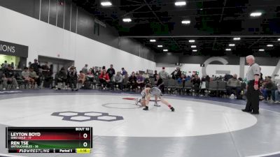60 lbs Round 3 - Leyton Boyd, Ohio Gold vs Ren Tse, Untouchables