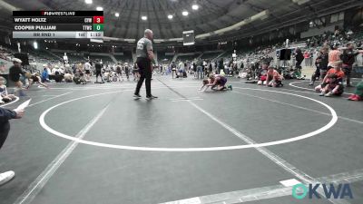 70 lbs Rr Rnd 1 - Wyatt Holtz, Coweta Tiger Wrestling vs Cooper Pulliam, TTWC Red