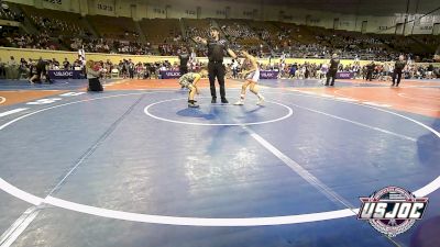 76 lbs Consi Of 4 - Hunter Simpson, Cushing Tigers vs Tobias Martinez, Triumph Wrestling Club