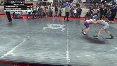 95_B lbs Consi Of 4 - Blake Rowles, Clearfield vs Cameron Kephart, Philipsburg-Osceola