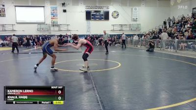 144 lbs Cons. Round 3 - Kameron Lerno, Oregon City vs Khalil Haqq, Canby