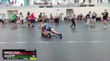 126 lbs Cons. Round 3 - Davidson Taylor, Winter Haven Blue Devils vs Max Butler, Whitehouse