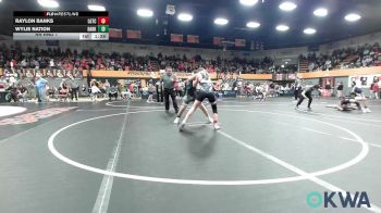 100 lbs Rr Rnd 1 - Raylon Banks, Lone Grove Takedown Club vs Wylie Nation, Darko Valley Wolf Pack