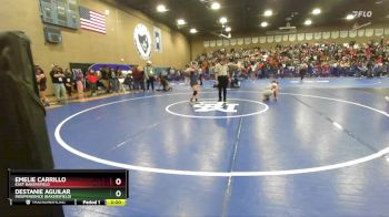 105 lbs Champ. Round 2 - Emelie Carrillo, East Bakersfield vs Destanie Aguilar, Independence (Bakersfield)