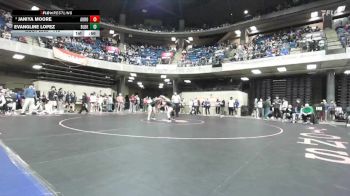 115 lbs Champ. Round 2 - Janiya Moore, Unattached vs Evangline Lopez, Unattached