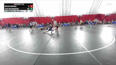 148-148 lbs Round 3 - Jack Richardson, Roncalli vs Devon Groess, Albert Lea