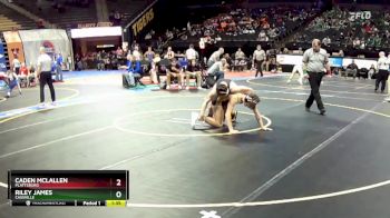 150 Class 2 lbs Champ. Round 1 - Caden McLallen, Plattsburg vs Riley James, Cassville