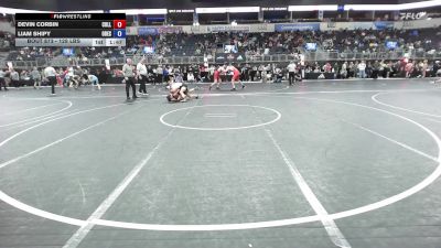 128 lbs Quarterfinal - Devin Corbin, Collierville High School vs Liam Shipy, Odessa Wrestling