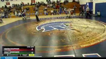 145 lbs Cons. Semi - Ziggy Shoemaker, Wilsonville vs Ashtin Kauffman, Scapppoose