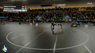 115 lbs Champ. Round 2 - Brooklyn Nelson, Fort Dodge vs Greenley Grell, Central DeWitt