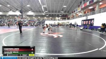 191 lbs Cons. Round 3 - Cassandra Smith, Campbellsville University vs Madeline Welch, Life University
