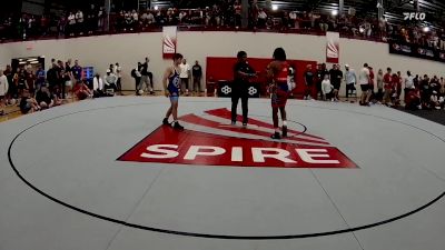 57 kg Champ. Round 2 - Antonio Mills, Roundtree Wrestling Academy vs Koufax Christensen, Oklahoma Regional Training Center