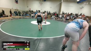 285 lbs Cons. Round 1 - Kian Pelham, Big Piney vs Alberto Saenz, Douglas