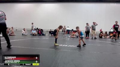 52 lbs Round 5 (10 Team) - Jameson Green, Pedraza Wrestling vs AJ Mariakis, Grindhouse