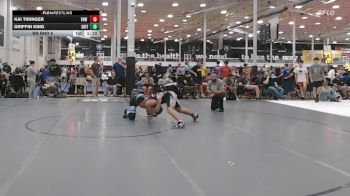 154 lbs Rr Rnd 5 - Kai Tiringer, VHW Blue - HSC vs Griffin King, Grit Mat Club Red - HSC