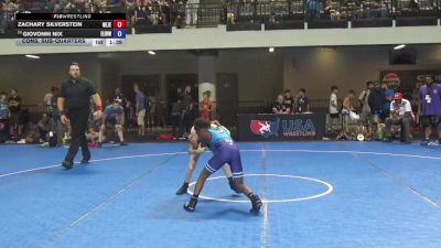 80 lbs Cons. Sub-quarters - Zachary Silverstein, New Jersey vs Giovonni Nix, Englewood Live Wire Wrestling Club
