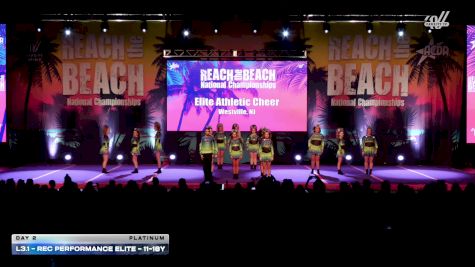 L3.1 - Rec Performance Elite - 11-18Y [2026 Day 2 Platinum] 2026 ACDA Reach the Beach Rec Nationals