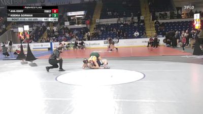 152 lbs Consi Of 8 #2 - Ava Eddy, Franklin County vs Ksenia Gorman, King Philip