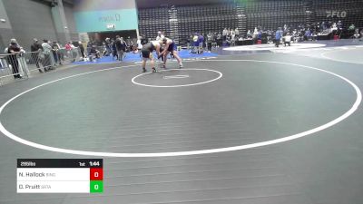 285 lbs Round Of 32 - Nick Hallock, Bingham vs Dryden Pruitt, Sahuarita