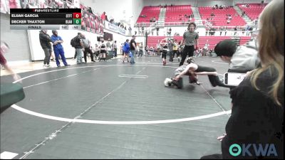 61 lbs Final - Elijah Garcia, Standfast vs Decker Thaxton, Blanchard Wrestling Club