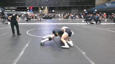 103 lbs 3rd Place Match - Calli Connally, Wayland Baptist University vs Aynsley Fink, Ottawa University