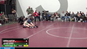 159 lbs Placement Matches (8 Team) - Jayden Weber, Zeus Wrestling Club vs Aaron Clopton, Death Squad Wrest (IN)