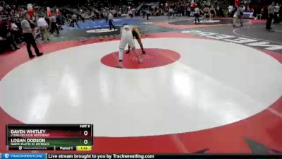 Champ. Round 1 - Logan Dodson, North Platte St. Patrick`s vs Daven Whitley, Lyons-Decatur Northeast