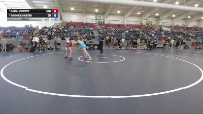 140 lbs Semis - Sarai Cortez, Daniel Cormier Wrestling Academy vs Brooke Deeter, Sanderson Wrestling Academy