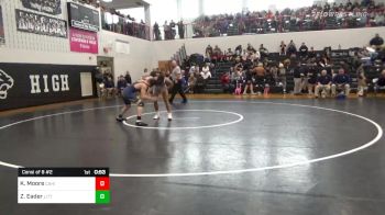152 lbs Consi Of 8 #2 - Kobe Moore, Camp Hill vs Zach Eader, Littlestown