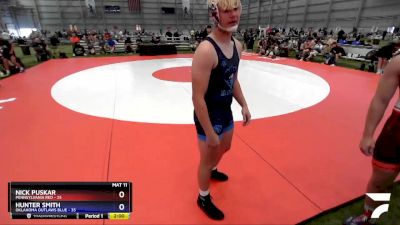 195 lbs Placement Matches (8 Team) - Connor Smalley, Pennsylvania Red vs Bryson Poindexter, Oklahoma Outlaws Blue