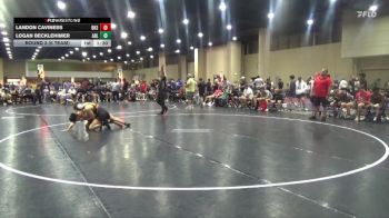 132 lbs Round 3 (6 Team) - Landon Caviness, Black Hive #3 vs Logan Becklehimer, Assassins Black