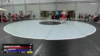 145 lbs Round 1 (6 Team) - Kimberlynn Fowers, Utah vs Elly Janovsky, Indiana