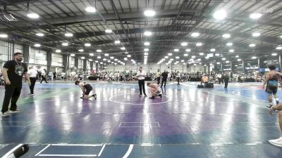 126 lbs Rr Rnd 1 - Justin Quiros, Team Dark Horse Black - HSB vs Cole Daubert, Mat Warriors Red - HSB