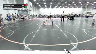 52 lbs Rr Rnd 1 - Cameron Avery, Rabbit Wrestling Club - EL vs Isaiah Lopez, POWA - EL
