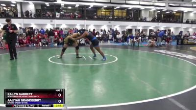 207 lbs Quarterfinal - Aaliyah Grandberry, Grand Valley State vs Kailyn Garrett, Northern Michigan University