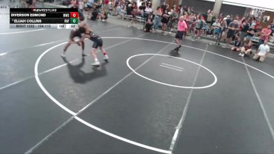 104-110 lbs Semifinal - Elijah Collins, Olympia Wrestling Club vs Diverson Edmond, Mollitium Wrestling Club