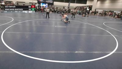 132 lbs Champ. Rd Of 64 - Colt Boyles, DC Elite Wrestling vs John David Shattuck, Alabama Takedown Academy