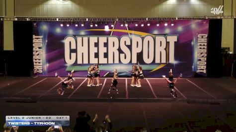 Twisters - Typhoon [2025 L2 Junior - D2 Day 1] 2025 CHEERSPORT Cartersville Classic