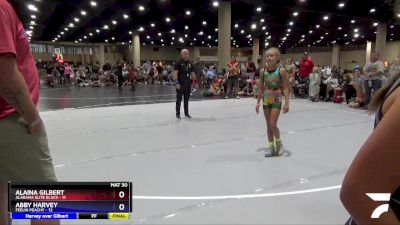 85 lbs Round 5 (6 Team) - Eliza Warner, Feelin Peachy vs Khloe Lindquist, Alabama Elite Black