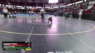 98 lbs Cons. Round 4 - Kyric Fullmer, Timberline vs Harrison Wright, Centennial