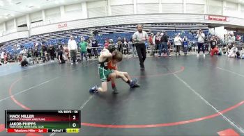 56 lbs Cons. Round 2 - Mack Miller, Sons Of Thunder Wrestling vs Jakob Phipps, Yorktown Wrestling Club