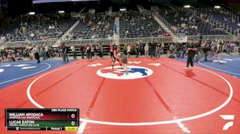 117 lbs 3rd Place Match - Lucas Eaton, Powell Wrestling Club vs William Apodaca, Riverton USA Wrestling