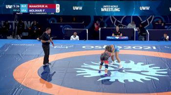 65 kg Final 3-5 - Maryia Mamashuk, Belarus vs Forrest Molinari, United States