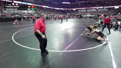 126 lbs Semis - Maximus Hay, Brown Deer/Mess./Shore. vs Thomas Heraly, West De Pere