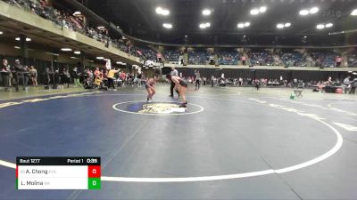 115 lbs Quarterfinal - Alexandra Chong, Edwardsville vs Lailonie Molina, West Aurora