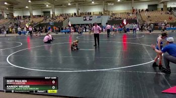 65 lbs 5th Place Match - Kareem Welker, Fairview Jackets Youth Wrestling vs Rory Paulsen, Wildcats Wrestling